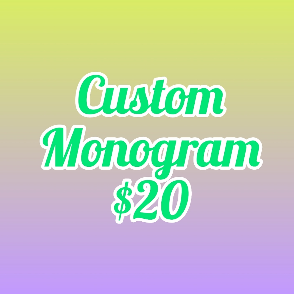 Personalized Custom Monogramming Services - Picture 2 of 3